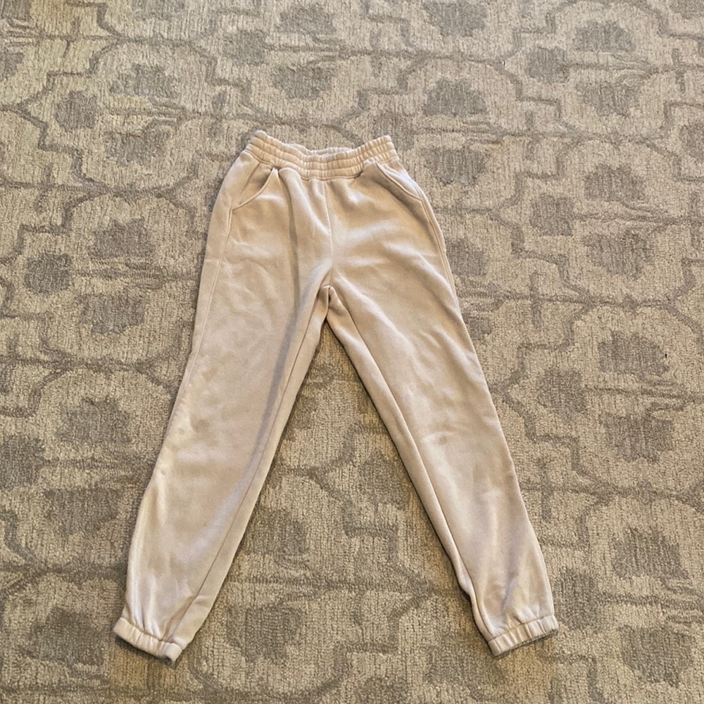 Cream Comfy Sweatpants